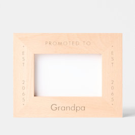 Für Großvater Holz bestimmt Geätzte Rahmen