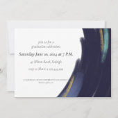 Für Großzügigkeit Moderner Foto Abschluss Einladung (Rückseite)