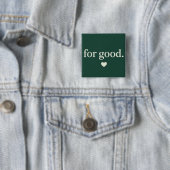Für gute minimalistische positive Zitataesthetik Button (Beispiel)
