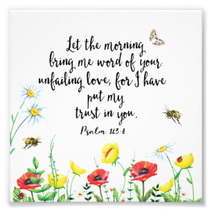 Für habe mich mein Vertrauen in Sie eingesetzt Fotodruck