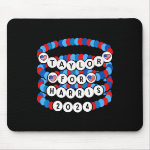 Für Harris 2024 Charm Bracelet Support Kamala Harr Mousepad
