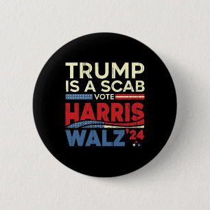Für Harris 2024 ist Trump ein Wahlsieg Harris Button
