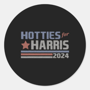 Für Harris 24 Hotties für Harris 2024 T-Shirt 3 Runder Aufkleber
