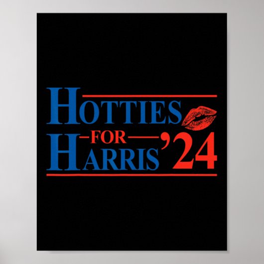 für Harris Shirt Kamala Harris zum Präsidenten 202 Poster (Vorne)