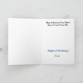 Für Hasen, die alles zum Geburtstag haben Karte (Innenseite)