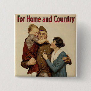 Für Heim und Vaterland Button