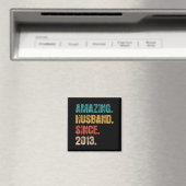 Für Hemd 12. Hochzeitstag Ihm Ehemann Magnet (In Situ (Geschirrspüler))