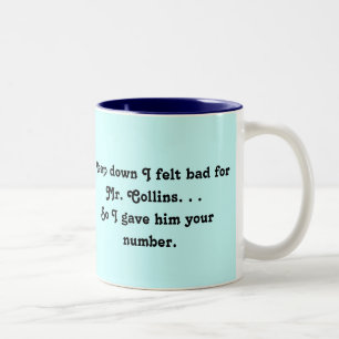 Für Herrn Collins Design schlecht gefühlt Zweifarbige Tasse
