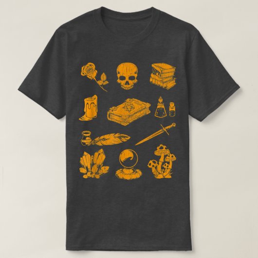 für Hexen Ästhetische Hexenkugel 848 T-Shirt (Design vorne)