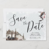 für Hochzeit mit Raven und Mond Einladung (Vorderseite)