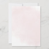 Für Hochzeiten von Vellum Overlay Mountains Einladung (Rückseite)