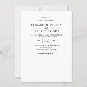 Für Hochzeiten von Vellum Overlay Mountains Einladung