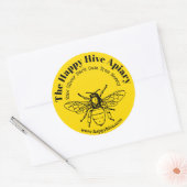 Für Honig Runder Aufkleber (Umschlag)