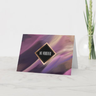 Für Husband am Vatertag Abstrakte Malerei Karte