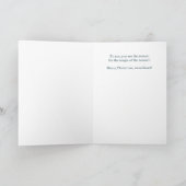 für Husband zu romantischen Weihnachten im Rentier (Innenseite)