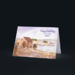 Für Husband zum Geburtstag Fisherman House Norwege Karte<br><div class="desc">Nehmen Sie Ihre besonderen Geburtstagsgruß mit unserer wunderschönen Fisherman's House Painting-Grußkarte auf ein ganz neues Niveau. Die Karte wurde von mir selbst, Farida Greenfield, entworfen - eine herzliche Szene, die an eine traditionelle skandinavische Landschaft erinnert. Es zeigt eine atemberaubende norwegische Küstenlandschaft mit Felsen, ein gemütliches Fischerhaus, das im Vordergrund stehend...</div>