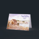 Für Husband zum Geburtstag Fisherman House Norwege Karte<br><div class="desc">Nehmen Sie Ihre besonderen Geburtstagsgruß mit unserer wunderschönen Fisherman's House Painting-Grußkarte auf ein ganz neues Niveau. Die Karte wurde von mir selbst, Farida Greenfield, entworfen - eine herzliche Szene, die an eine traditionelle skandinavische Landschaft erinnert. Es zeigt eine atemberaubende norwegische Küstenlandschaft mit Felsen, ein gemütliches Fischerhaus, das im Vordergrund stehend...</div>