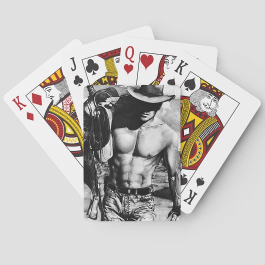 Für ihn eine schöne Kunst Zeichnend Alpha-Männchen Spielkarten (Rückseite)