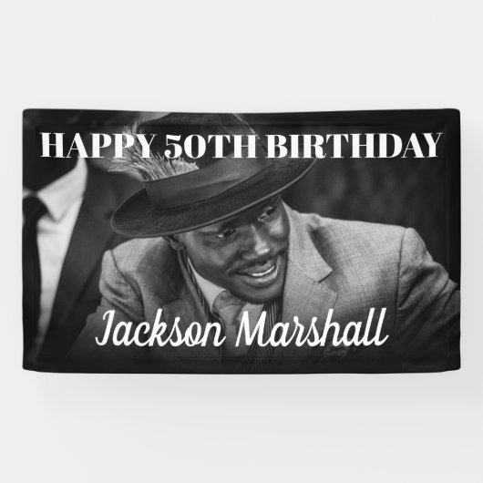 Für ihn | Foto Geburtstag Banner (Horizontal)