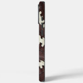 Für ihn moderner grafischer Fußball Case-Mate iPhone Hülle (Rückseite / Links)