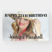 Für ihn oder sie | Foto Birthday Banner (Horizontal)