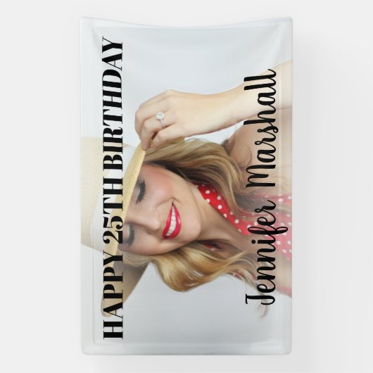 Für ihn oder sie | Foto Birthday Banner (Vertikal)