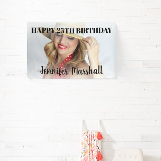 Für ihn oder sie | Foto Birthday Banner (InSitu)