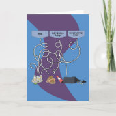 Für ihn Spaß Puzzle Betrunkene Nacht out Geburtsta Karte (Vorderseite)