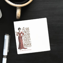 Für ihr kühnes, nüchternes Zitat - Sticknotizen Post-it Klebezettel