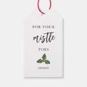 Für Ihr Mistzehen-Pediküre, Nagelpolnerkit Geschenkanhänger (Vorderseite)