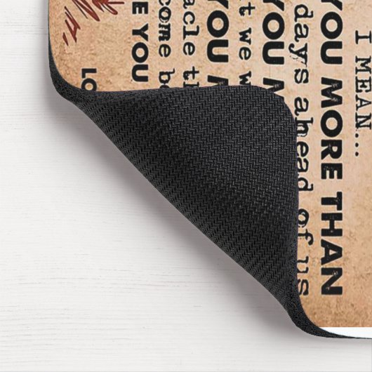 Für Ihr Phantastisches Ehemann, Ehemann, Geburtsta Mousepad (Ecke)