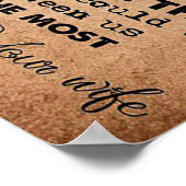 Für Ihr Phantastisches Ehemann, Ehemann, Geburtsta Poster (Ecke)
