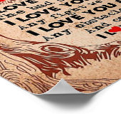 Für Ihr Phantastisches Ehemann, Ehemann, Geburtsta Poster (Ecke)