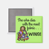 Für Ihr Quilter Magnet (Vorderseite/Rückseite)