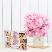 Für ihr rosa Weihnachts-Foto-Gedächtnis bewahren Fotoblock