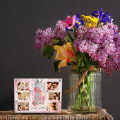 Für ihr rosa Weihnachts-Foto-Gedächtnis bewahren Fotoblock