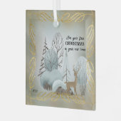 Für Ihre ersten Weihnachten auf Ihrer neuen Zuhaus Ornament Aus Glas (Vorderseite links)