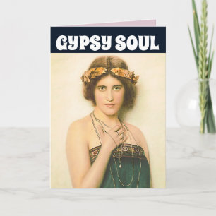 FÜR IHRE FREUNDE BOHEMISCHE MÄDCHENKARTEN DANKESKARTE