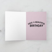 FÜR IHRE FREUNDE BOHEMISCHE MÄDCHENKARTEN DANKESKARTE (Innenseite)