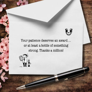 Für Ihre Geduld und Ihre Gesundheit schulden wir I Dankeskarte