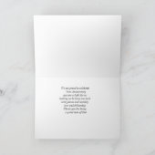 Für Ihre Jubiläumskarte Dankeskarte (Innenseite)