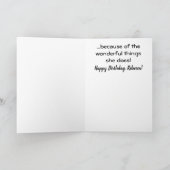 Für Ihre Karte/Änderung des Namens Karte (Innenseite)