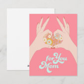 Für Ihre Mama Feiertagskarte (Vorne/Hinten)