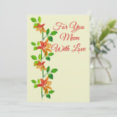 Für Ihre Mama-Flachkarte Feiertagskarte (Stehend Vorderseite)