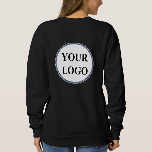 Für ihre Mama-Junge Mutter ADD IHR LOGO HIER Hoodi Sweatshirt (Rückseite)