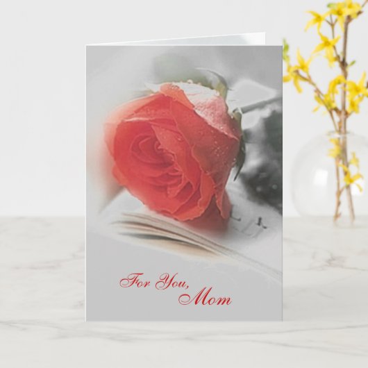 Für Ihre Mama Karte (Gelbe Blume)