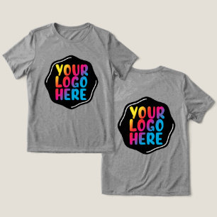 Für ihre Mama Neue Mama Fügen Sie Ihr Logo Hier An Tri-Blend Shirt
