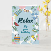 Für ihre moderne Entspannungskarte Karte (Gelbe Blume)