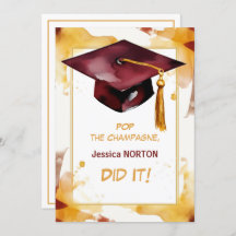 Für ihre 🎓 Mortarboard Graduierungsparty