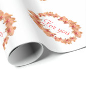 Für Ihre Orchideen Geschenkpapier (Rolleneckpunkt)